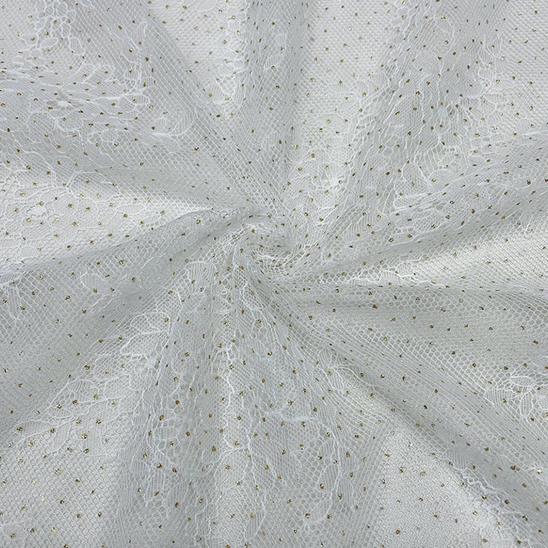 Lace Fabric Foil Bridal Polyester for Kids Wear Wholesale Supplier 7